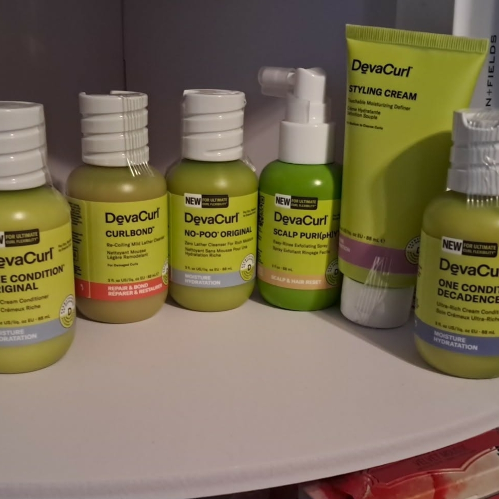 DevaCurl Styling and Care Collection - Lime and Yellow